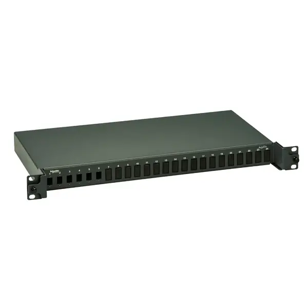 Schneider Electric - ACTFM1UBLC48U - FO BASIC PANEL 1U 48F LC DPLX UNLOADED - 1