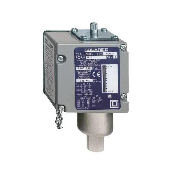 Schneider Electric - ACW21M129012 - PRESSURE SWITCH ADJUSTABLE SCALE - 1