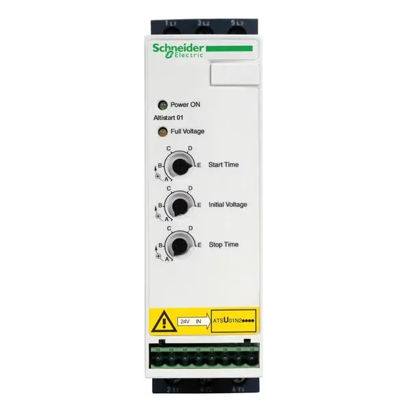 Schneider Electric - ATSU01N222LT - SOFT-START STOP 22A 200 480V - 1