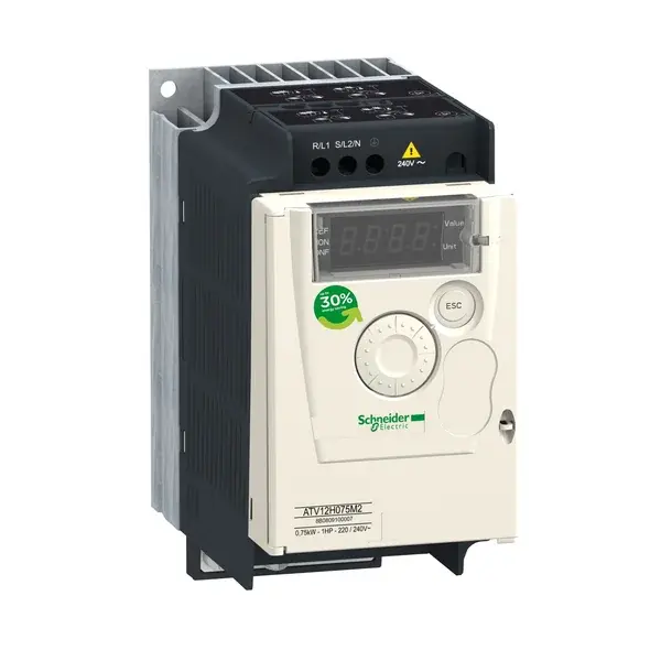 Schneider Electric - ATV12H075M2 - ATV12 -0,75 kW-240V mono phase - 1