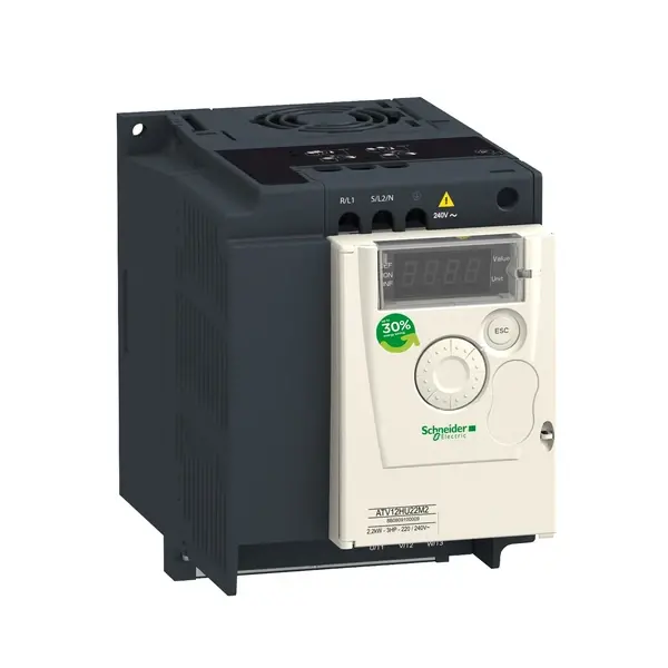 Schneider Electric - ATV12HU22M2X - ATV12-2,2kW-240V monophase-W/O EMCfiltr - 1