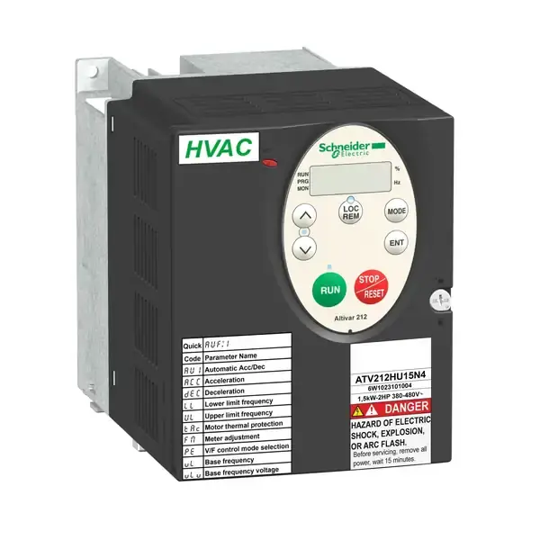 Schneider Electric - ATV212HU22N4 - ATV212 -2,2 kW-400V 3phas - 1