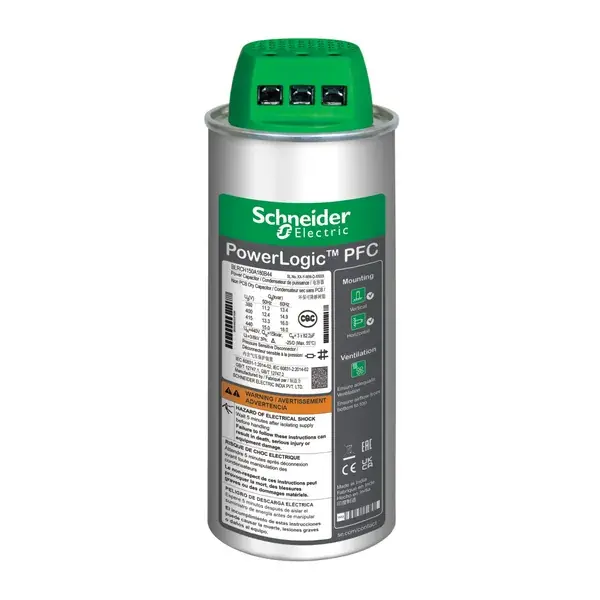 Schneider Electric - BLRCH258A310B48 - CAPACITOR CAN HDY 25.8/31KVAR 480V - 1