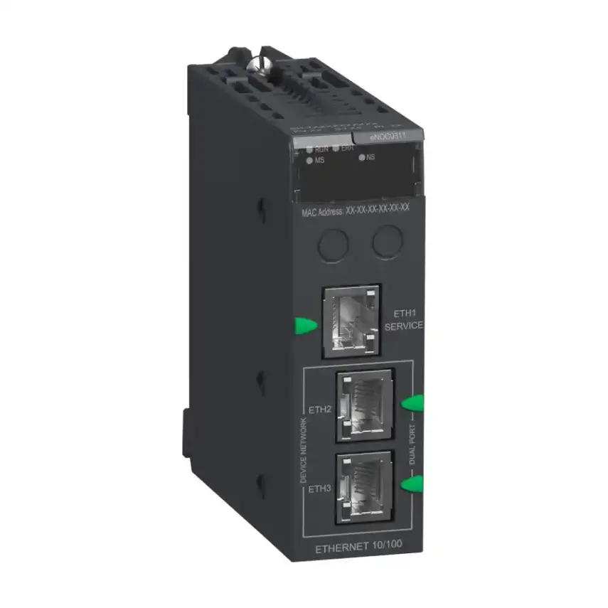 Schneider Electric - BMENOC0311 - Ethernet module M580 - 3-port FactoryCas - 1