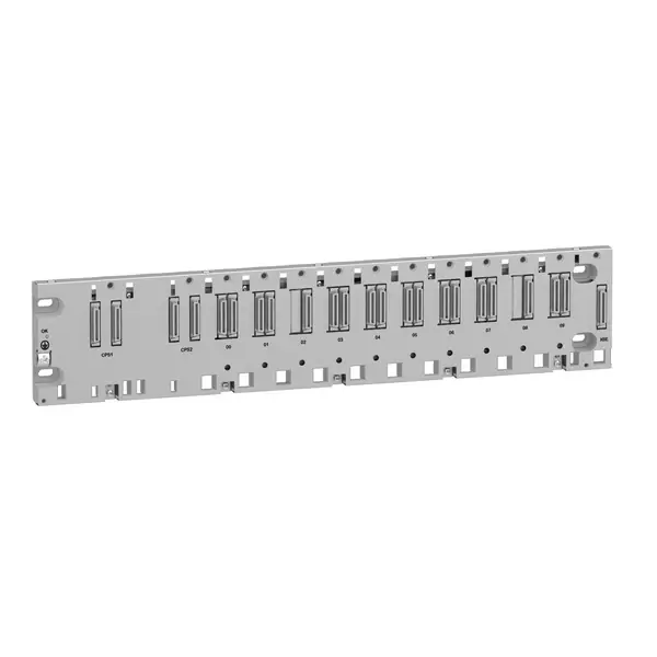 Schneider Electric - BMEXBP1002 - 10 SLOTS ETHERNET BACKPLANE DUAL PS - 1