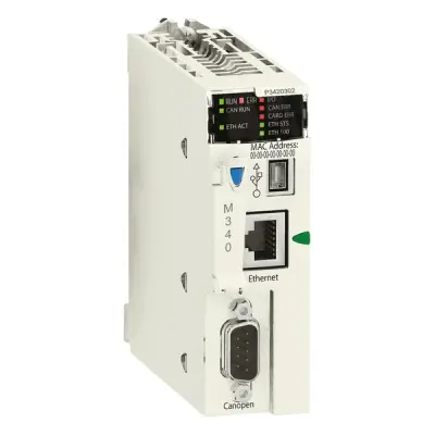 Schneider Electric - BMXP3420302 - M340 CPU-CANopen/max 256Analog IO - 1