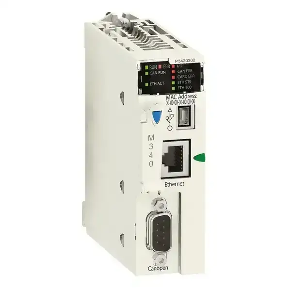 Schneider Electric - BMXP3420302 - M340 CPU-CANopen/max 256Analog IO - 1
