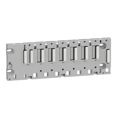 Schneider Electric - BMXXBP0600 - M340 Rack, 6 Slots - 1
