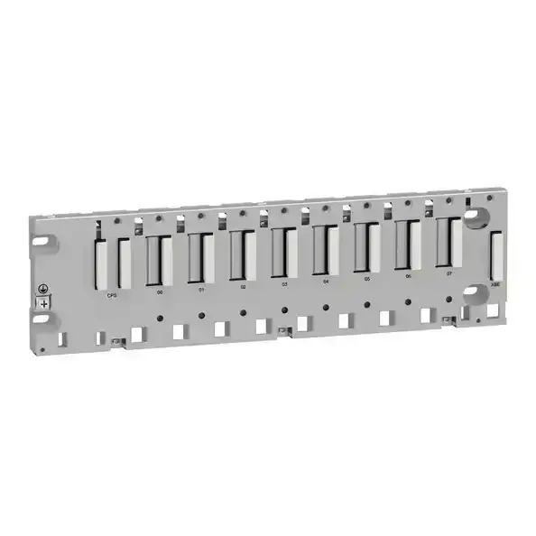 Schneider Electric - BMXXBP0800 - M340 Rack, 8 Slots - 1
