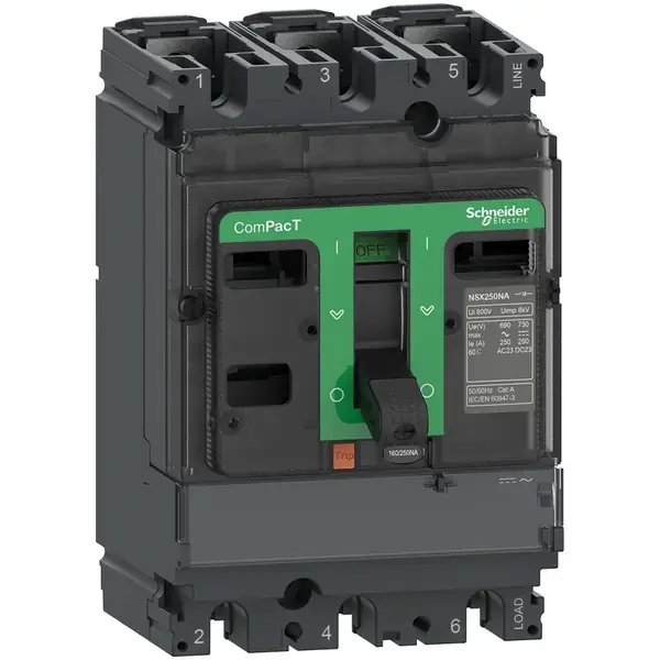 Schneider Electric - C103100S - SWITCH NSX100NA AC 3P 100A - 1