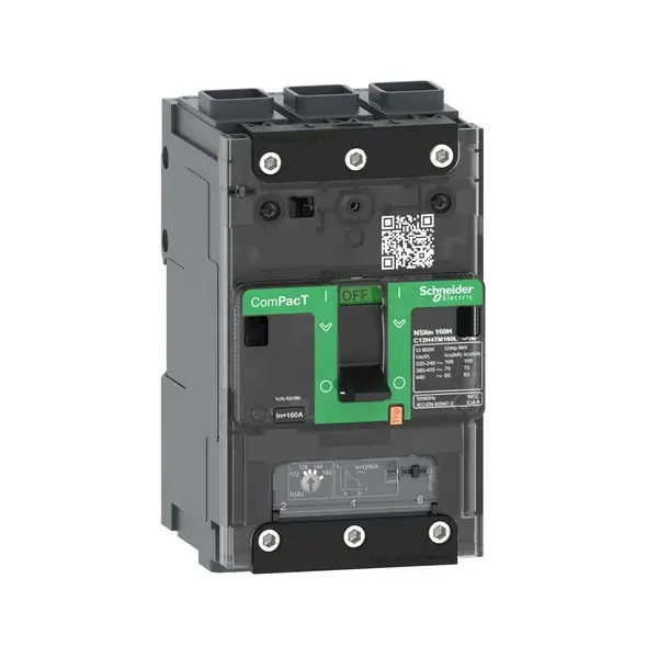 Schneider Electric - C12N3TM160L - NSXm160N 50kA AC 3P 160A TMD ELINK - 1