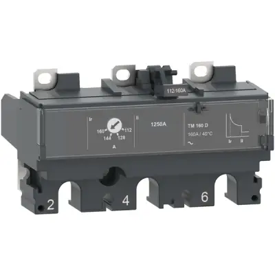 Schneider Electric - C163TM125 - TRIP UNIT NSX160 AC 3P3D 125A TMD - 1