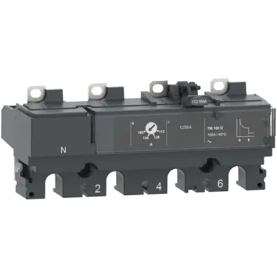 Schneider Electric - C166TM160 - TRIP UNIT NSX160 AC 4P3D 160A TMD - 1