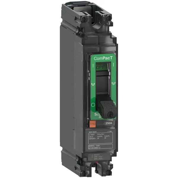 Schneider Electric - C16N1TM125 - NSX160N 25kA AC-DC 1P 125A TMD - 1