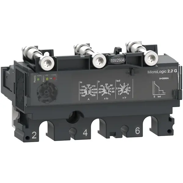 Schneider Electric - C2532G250 - TRIP UNIT NSX250 AC 3P3D 250A 2.2G - 1