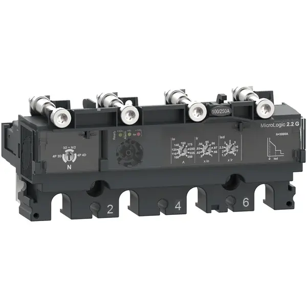 Schneider Electric - C2542G250 - TRIP UNIT NSX250 AC 4P4D 250A 2.2G - 1