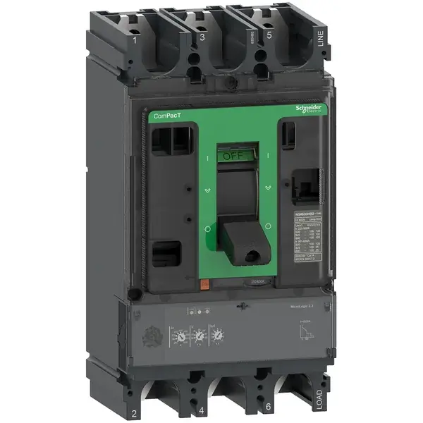 Schneider Electric - C63V32D630 - NSX630HB1 75kA AC 3P 630A 2.3 - 1