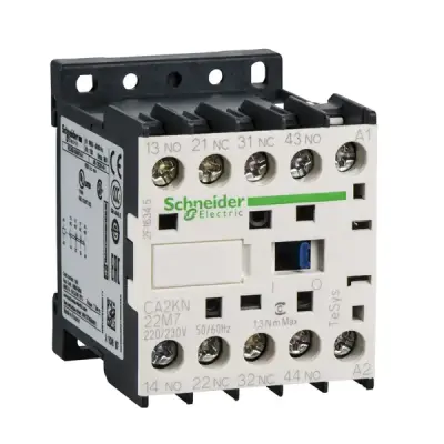 Schneider Electric - CA2KN22M7 - K CONTROL RELAY 2NO 2NC 220V AC COIL - 1