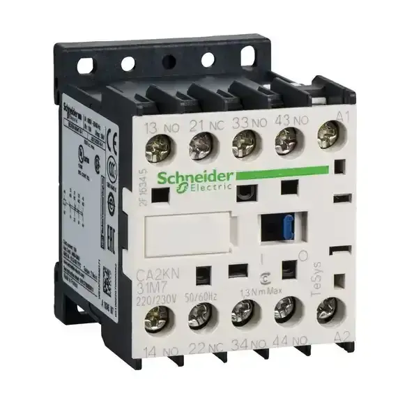 Schneider Electric - CA2KN31M7 - TeSys K control relay 3NO+1NC 220V AC co - 1