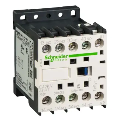 Schneider Electric - CA2KN40P7 - K CONTROL RELAY 4NO 230VAC COIL - 1