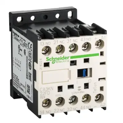 Schneider Electric - CA3KN22FD - TeSys K control relay 2NO+2NC 110V DC co - 1