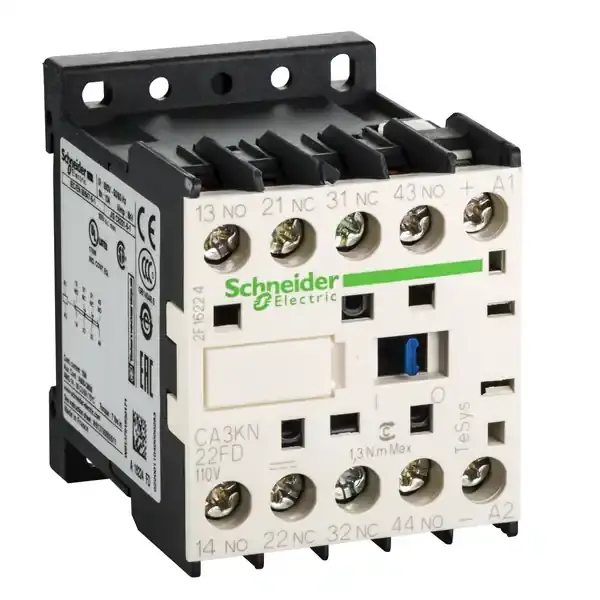 Schneider Electric - CA3KN22FD - TeSys K control relay 2NO+2NC 110V DC co - 1