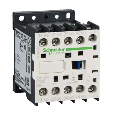 Schneider Electric - CA3KN31MD - K CONTROL RELAY 3NO 1NC 220VDC COIL - 1