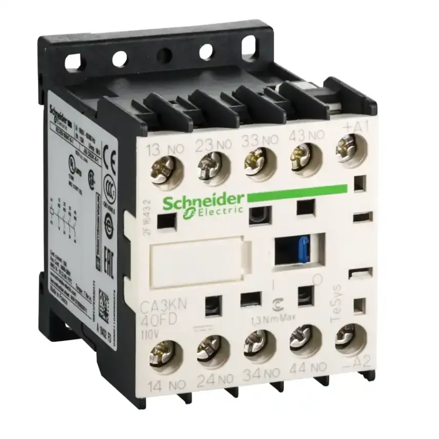 Schneider Electric - CA3KN40FD - TeSys K control relay 4NO 110V DC coil - 1