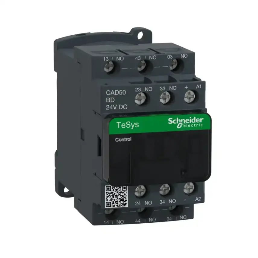 Schneider Electric - CAD50BD - TeSys D control relay 5NO 24V DC coil - 1