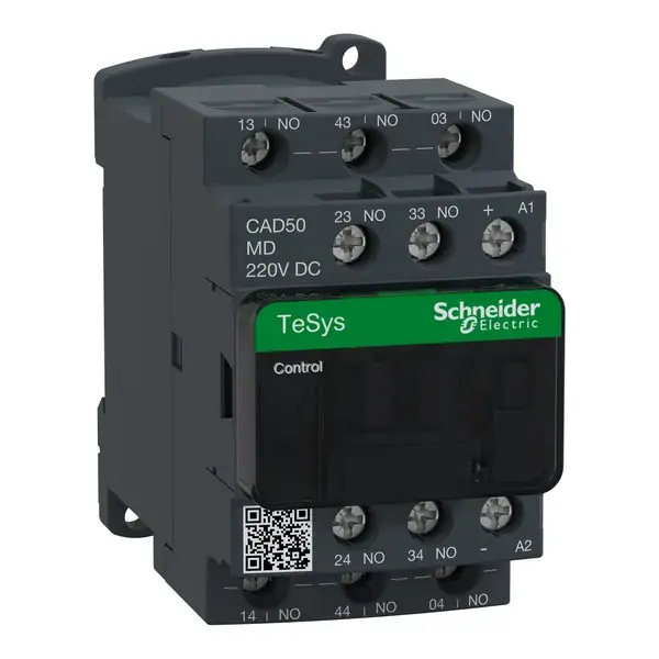 Schneider Electric - CAD50MD - D CONTROL RELAY 5NO 220VDC COIL - 1