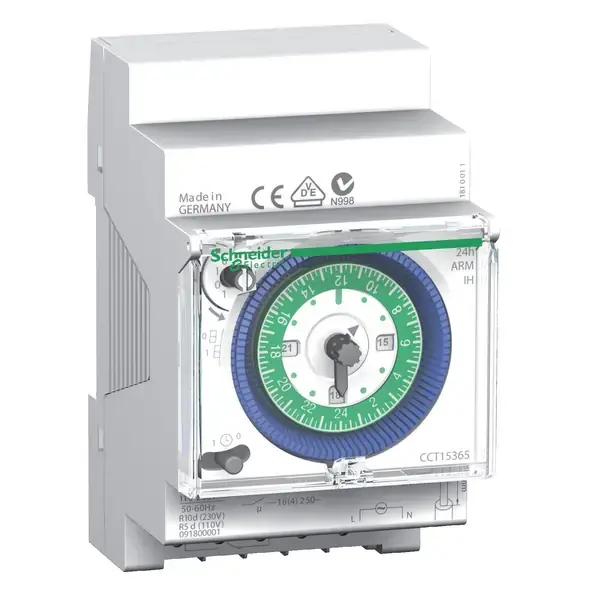 Schneider Electric - CCT15365 - IH Mech. Time Switch 24h 200h memory - 1