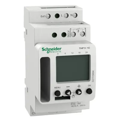 Schneider Electric - CCT15834 - THP1+ digital thermostat 1 channel - 1