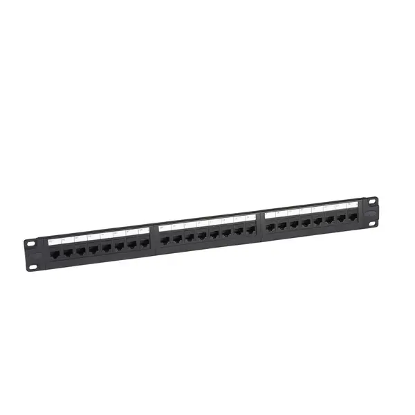 Schneider Electric - DC6PP24UKY1U - PATCH PANEL CAT 6 UTP 24-PORT KEYSTONE - 1