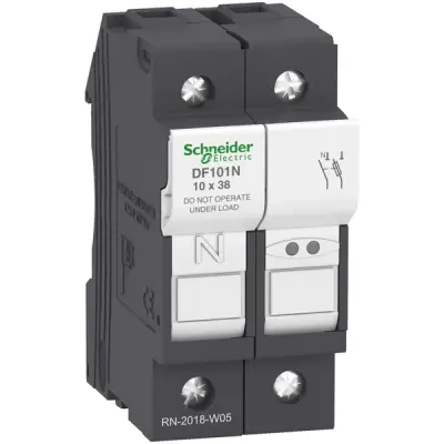 Schneider Electric - DF101N - TeSys fuse carrier 1P+N 32A - 1