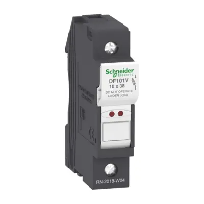 Schneider Electric - DF101V - F HOLDER W/INDI 1P 32A FOR FUSE 10x38MM - 1
