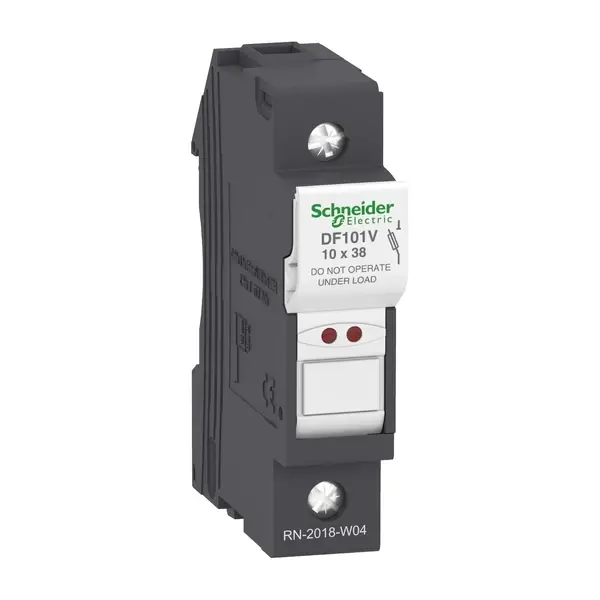 Schneider Electric - DF101V - F HOLDER W/INDI 1P 32A FOR FUSE 10x38MM - 1