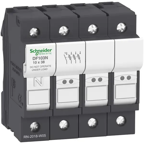 Schneider Electric - DF103N - FUSE CARRIER 32A, 3P+N, 6 90V - 1