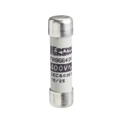 Schneider Electric - DF2BN0400 - TeSys cartridge fuse 8.5 x 31.5 mm - gG - 1