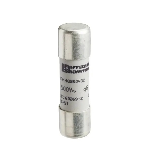 Schneider Electric - DF2EN50 - TeSys cartridge fuse 14 x 51 mm - gG ti - 1