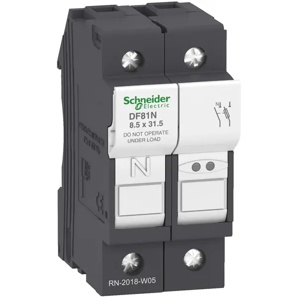Schneider Electric - DF81N - TeSys fuse carrier 1P+N 25A - 1