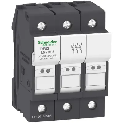 Schneider Electric - DF83 - TeSys fuse carrier 3P 25A - 1