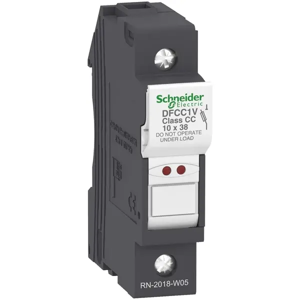 Schneider Electric - DFCC1V - FUSE HOLDER 1P 30A CLASS CC MELT.INDIC - 1