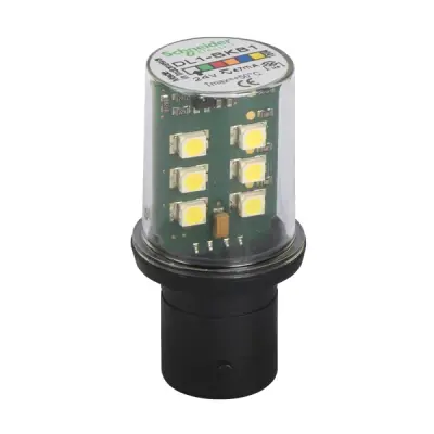 Schneider Electric - DL1BKB1 - WHITE FLASHING LED BULB FOR SIGNALLING B - 1