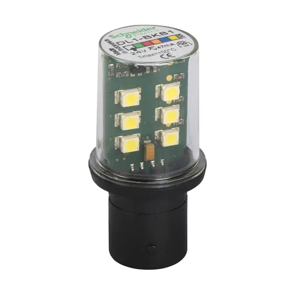 Schneider Electric - DL1BKB1 - WHITE FLASHING LED BULB FOR SIGNALLING B - 1