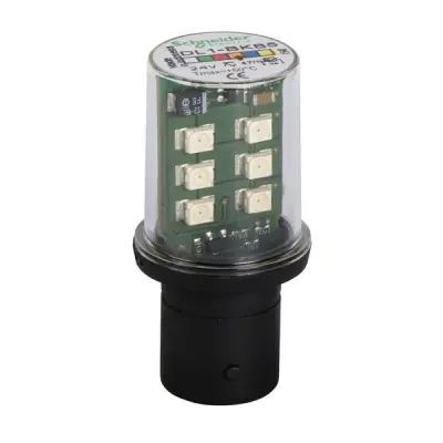 Schneider Electric - DL1BKB5 - AMBER LED BULB 24 V BLIN - 1
