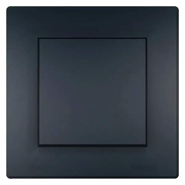 Schneider Electric - EPH0100271 - Asfora IP44 Switch Anthracite - 1
