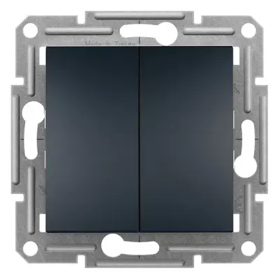 Schneider Electric - EPH0300171 - Asfora 2-circuit Switch Anthracite - 1