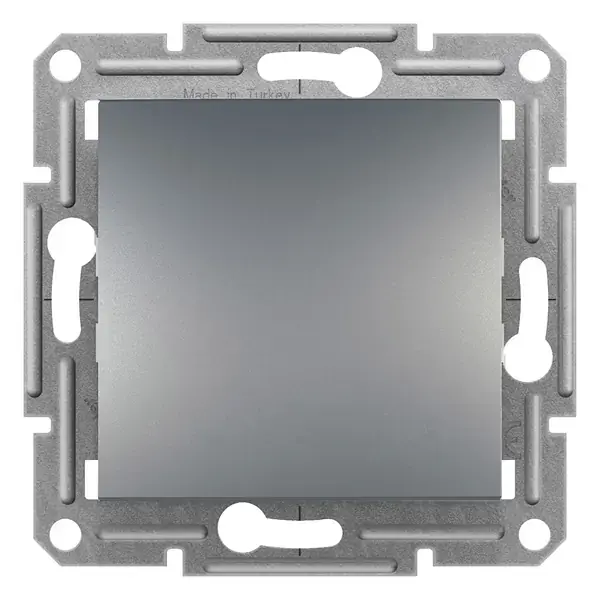 Schneider Electric - EPH0400162 - Asfora 2-way Switch Steel - 1