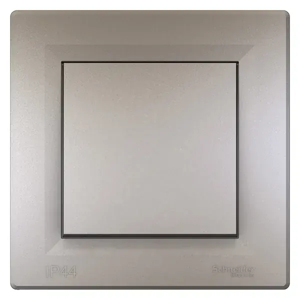 Schneider Electric - EPH0400469 - Asfora 2-way Switch w/Frame IP44 Bronz - 1