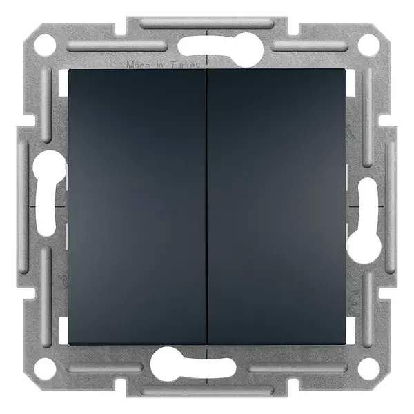 Schneider Electric - EPH0600371 - ASFORA VAVIEN+VAVIEN VIDALI ANTRASIT - 1